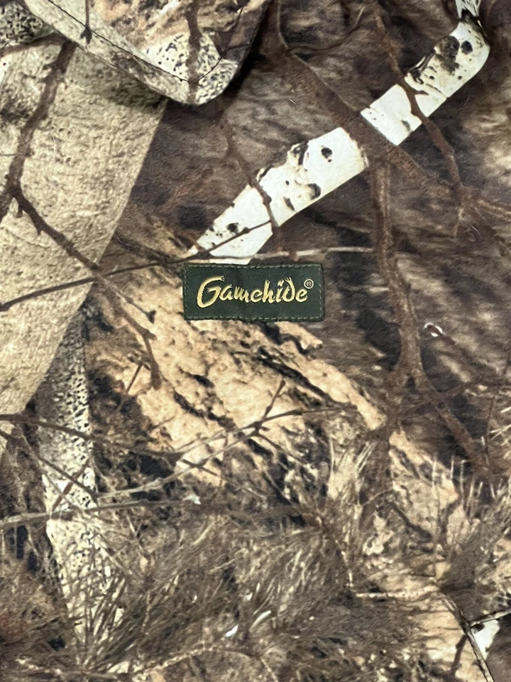 Gamehide Chameleon Hunting Jacket Naked North Camo Reversible Snow Tree 17R 3XL - Image 4 of 4