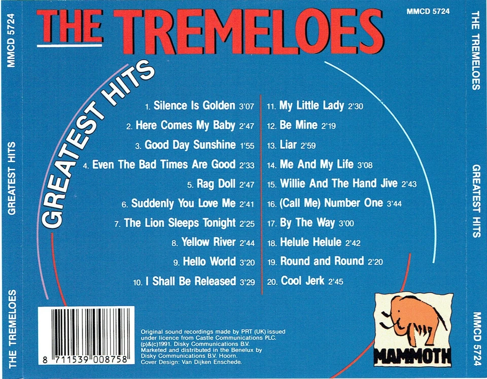 (CD) The Tremeloes - Greatest Hits - My Little Lady, (Call Me) Number One,u.a. - Bild 2 von 2