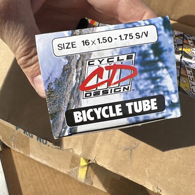2) Vintage Cycle Design CD 16x1.50/1.75 SV Bicycle Inner Tube