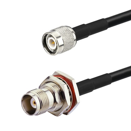 4pcs TNC jack female bulkhead O-ring to TNC plug pigtail Coax Cable KSR195 50cm - Picture 3 of 5