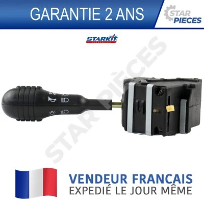 COMMODO ECLAIRAGE COMODO PHARE CLIGNOTANT KLAXON RENAULT TWINGO 1 1996-2007 NOIR - Photo 1/4