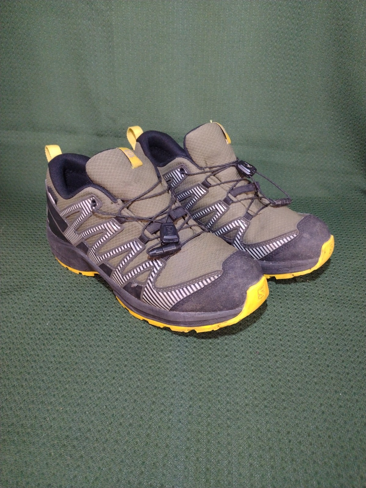 Salomon XA Pro 3D scarpe da trail running impermeabili grigie uomo 6 donna 7 5