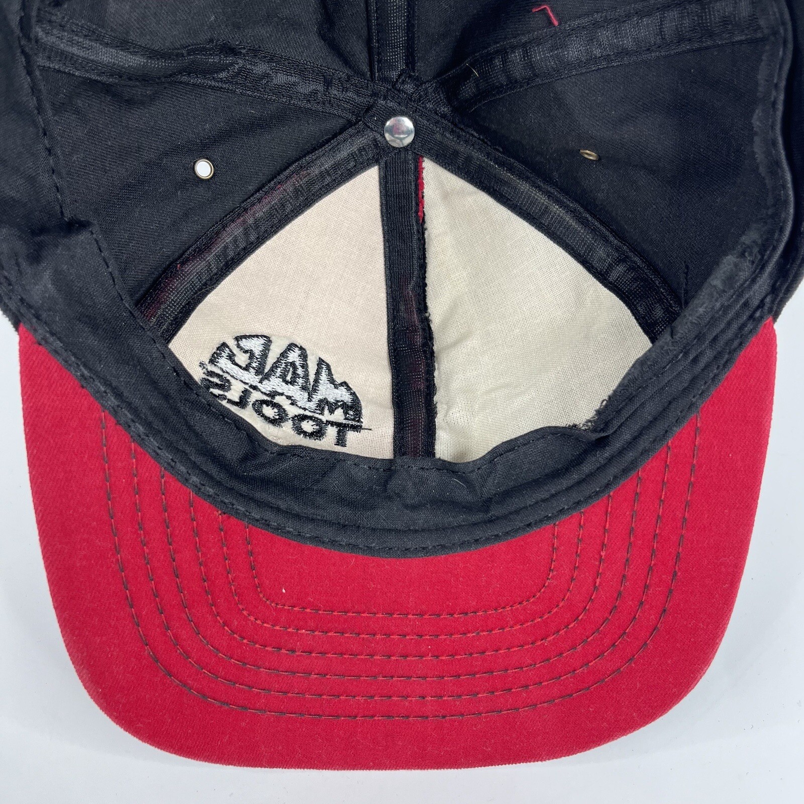 Mac Tools Hat Cap Snapback Black Red Motorsports … - image 8
