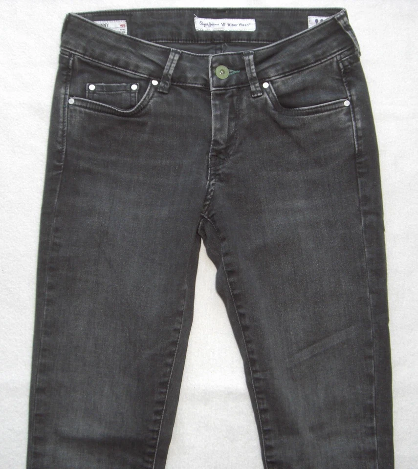 Pepe Jeans Pour Femmes W26 L30 Modèle Pixie Skinny 26-30 État Très Bon - Photo 2/4