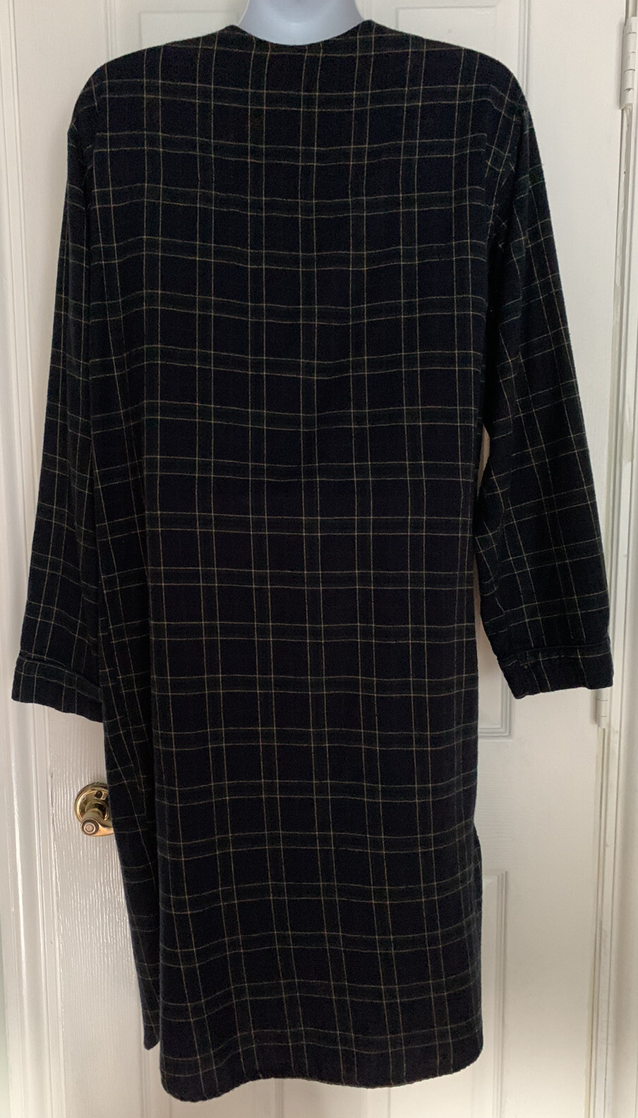 Polo Ralph Lauren Plaid Flannel Long Nightshirt Sleep… Gem