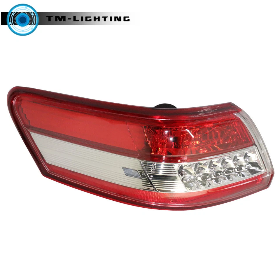 Lanterna traseira lateral esquerda e direita para 2010 2011 Toyota Camry par traseiro lâmpada de freio externa - Imagem 2 de 4