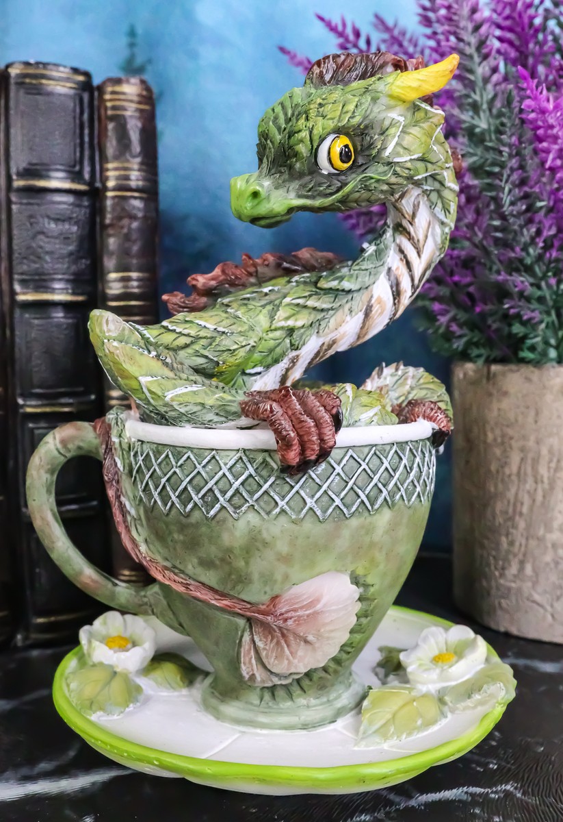 Statuetta Drago Alato In Bicchiere Manhattan | Pacific Giftware 14x6,3x21,6 Cm - 3