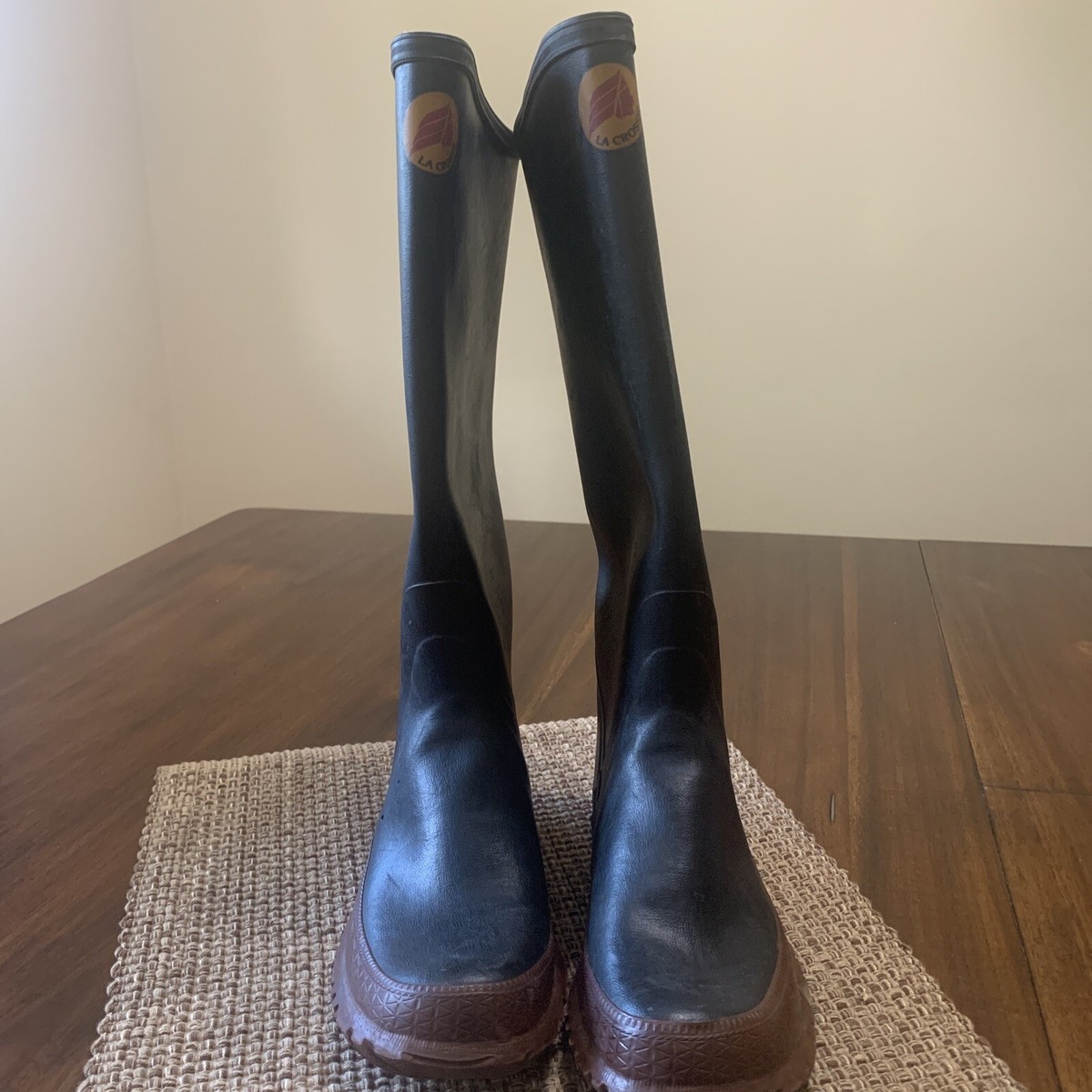 Vintage LaCrosse Rubber Boots Mud Rain Work Shoes Size 6 | eBay