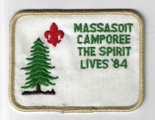 Massasoit Camporee The Spirit Lives '84 CREAM Border [Q-1002]