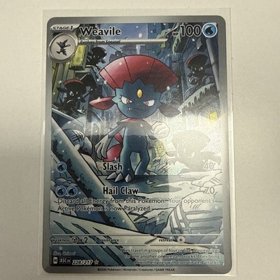 2026 Pokemon ASC EN Ascended Heroes #228 Weavile Holo Rare