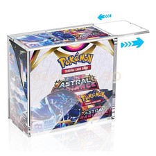 Pokemon Booster Box Acrylic Protective Display Case Magnetic 99 UV Rejection