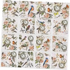 12 Sheets Rub on Transfers for Crafts and Furniture Rub on Transfer Vintage