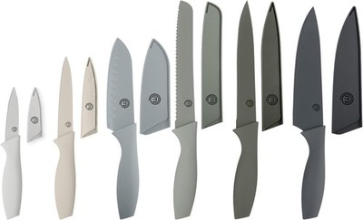 MasterChef Kitchen Knife Set with Covers, 6 Professional Chef Knives for Home Ki