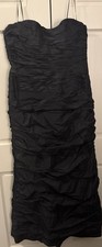 Teri Jon, Rickie Freeman, Long Black Dress Spaghetti Straps -Size 16