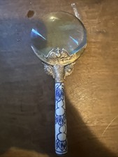 vintage Chinoiserie-style handheld loupe magn...