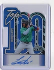 2025 Leaf Metal Lazaro Montes Top 100 BLUE AUTO AUTOGRAPH RC 9/25 MARINERS