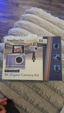 Vivitar SnapShot Pro 4K Digital Camera Kit - 80MP, Flip Screen, Purple