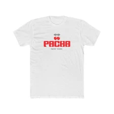 PACHA NYC dance club Men's Cotton Crew Tee House Music