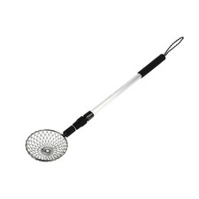 1Pc Steel Wire Ice Fishing Spoon Winter Fish Net Lake Fishing Strainer with Rod