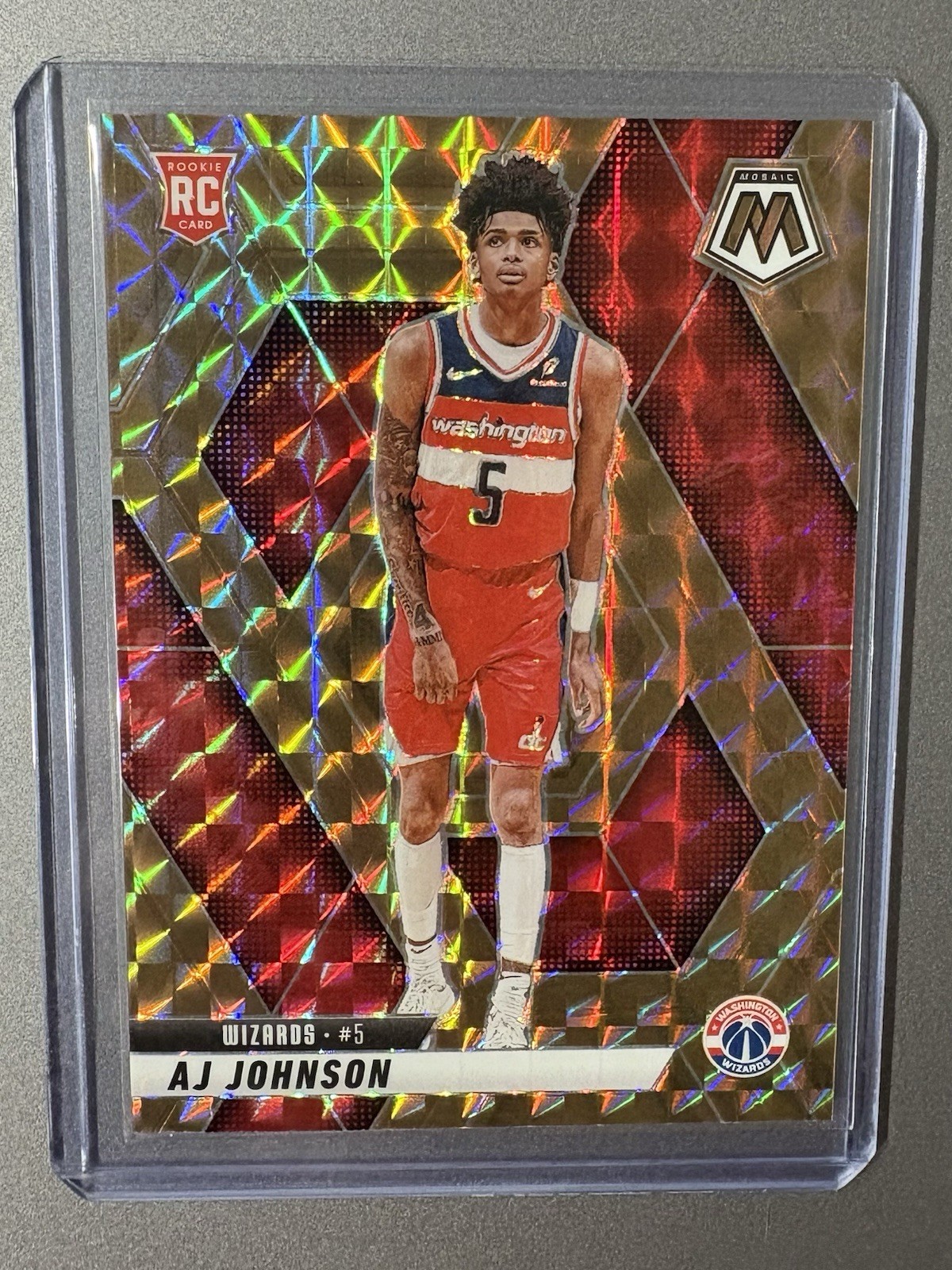 2024-25 Panini Mosaic AJ Johnson Bronze Rookie RC #215 /75