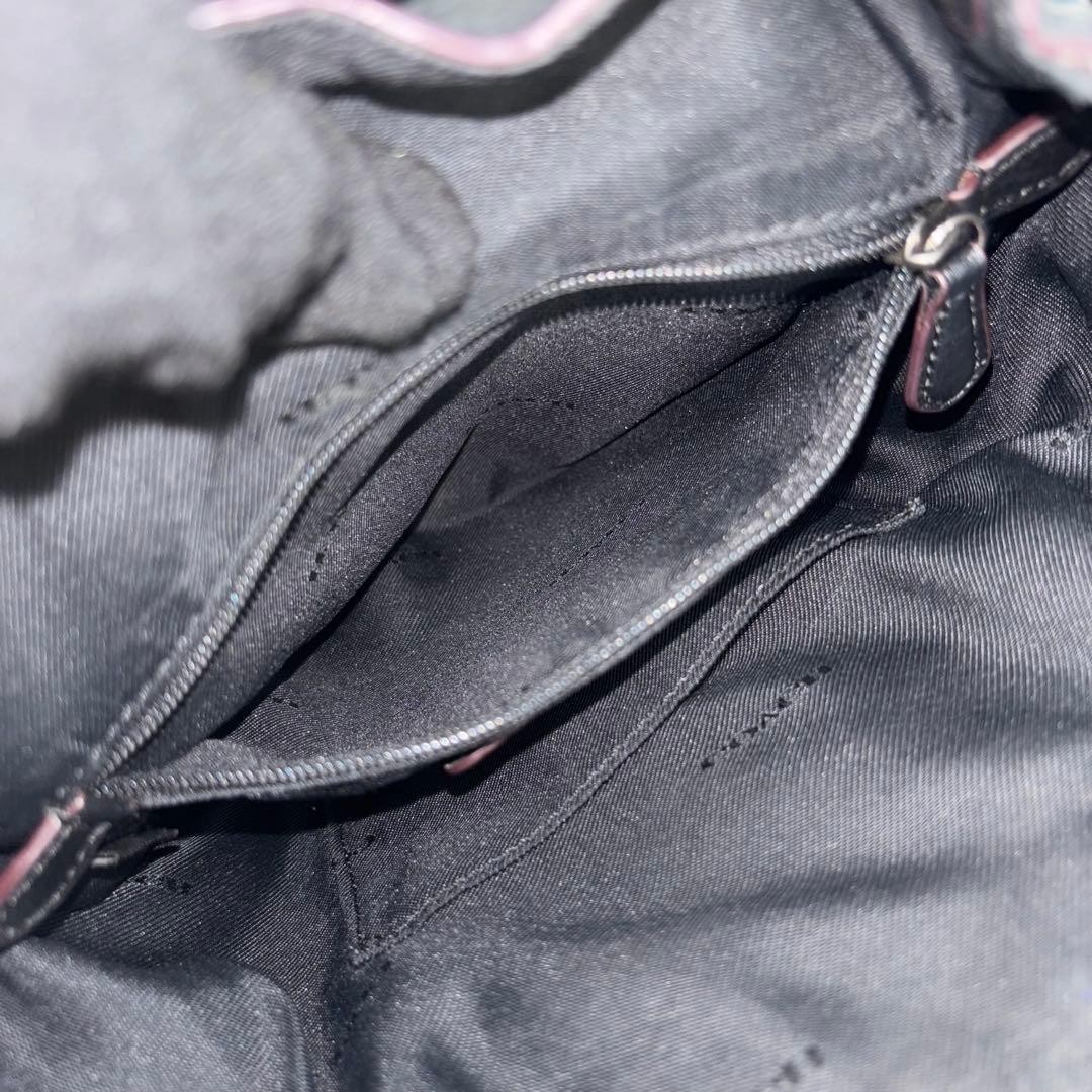 COACH Patchwork Backpack 37743 Canyon Denim Leath… - image 19