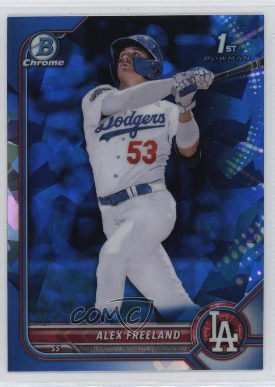 2022 Bowman Chrome Draft Sapphire Edition Alex Freeland #BDC-194 yj0
