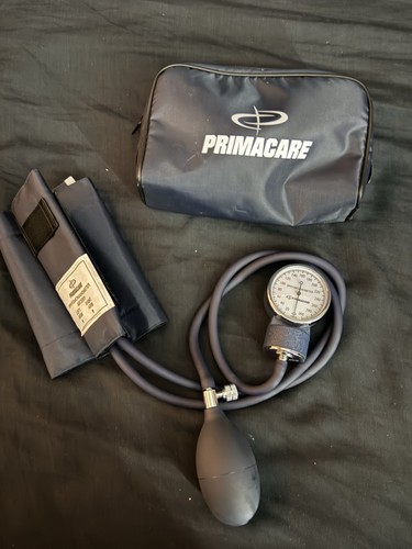 PrimaCare Manual Aneroid Blood Pressure Cuff Kit, Analog Gauge, Carry Case