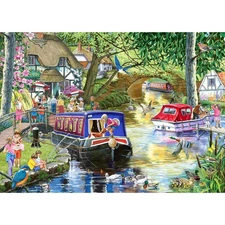 Summer on the River 1000 Piece Jigsaw Puzzle HOP New