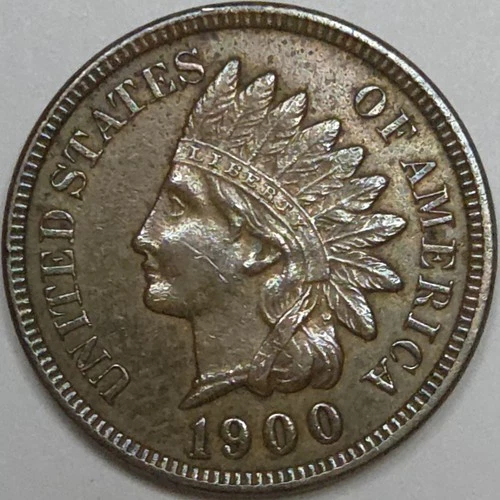 1900 Indian Head Penny -  Uncirculated/Spotting (Lot#1)