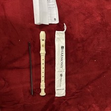 FLUTE Harmony by West Music with Canvas Storage Bag - White