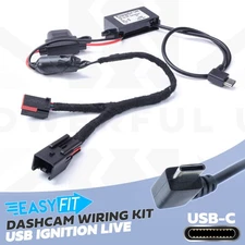 power tap-in USB-C plug for Land Rover Discovery 3 & 4 overhead console dashcam