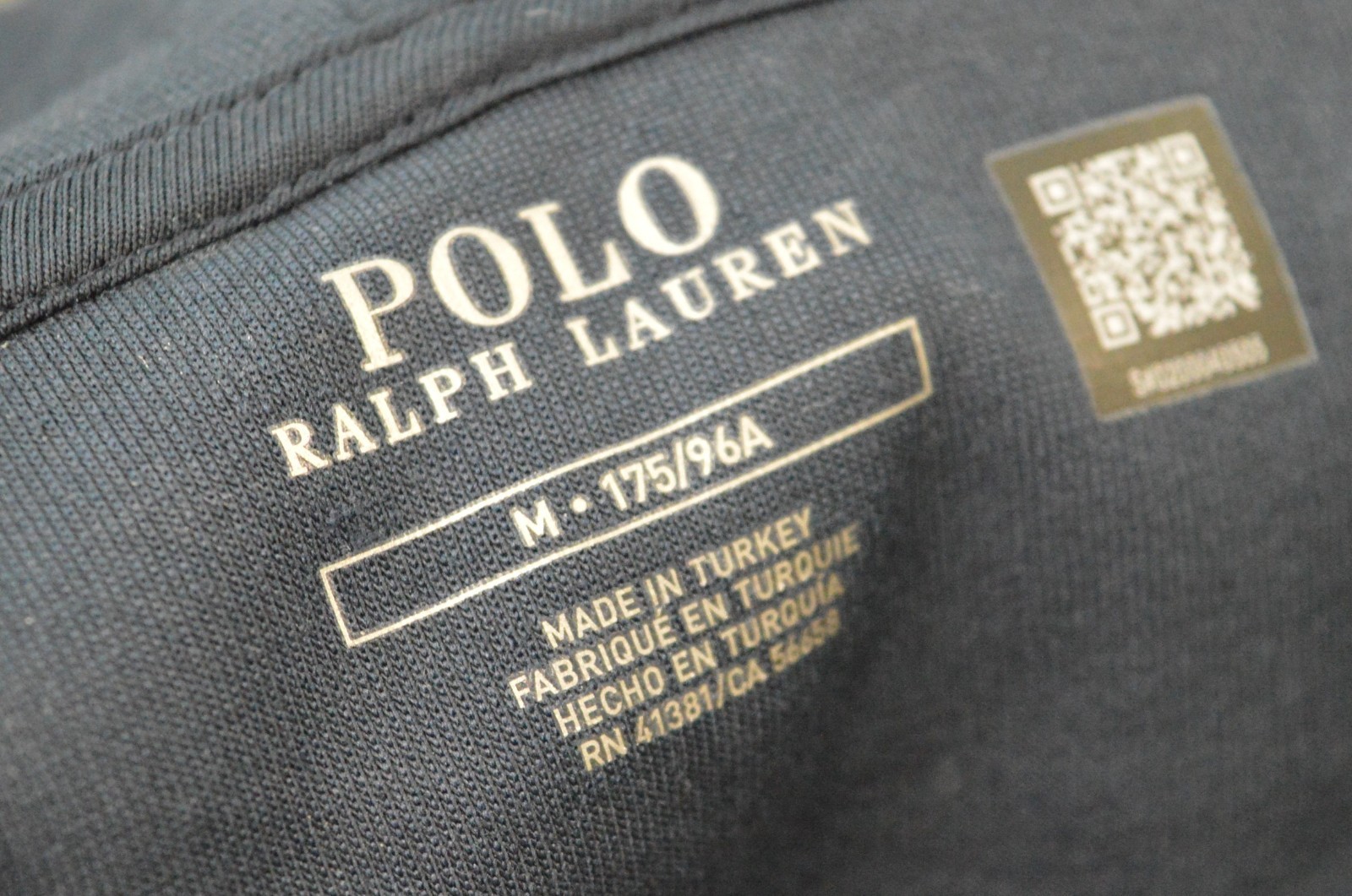 Men's Polo Ralph Lauren Navy Blue Double Knit Full Zip Hoodie Medium RRP £189 image 5