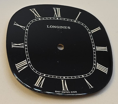 Longines Zifferblatt Original 29x29mmnero Römer 847 Swiss 4158 Swiss Made