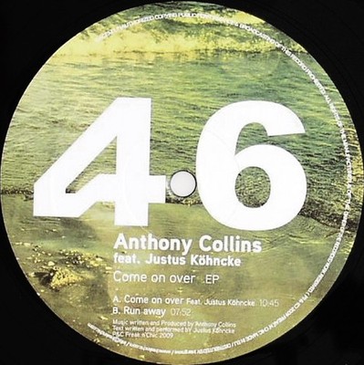 Anthony Collins Feat. Justus Köhncke - Come On Over EP (12'') (Very Good (VG)) -