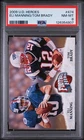 2009 UPPER DECK HEROES ELI MANNING TOM BRADY PSA 8 NM-MT