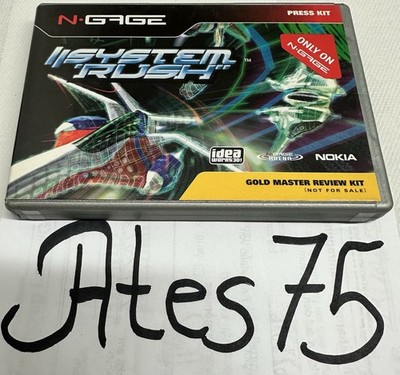 EXTREM RAR! SYSTEM RUSH   N-GAGE PRESS KIT GOLD MASTER + HIGH SEIZE BETA DEMO 