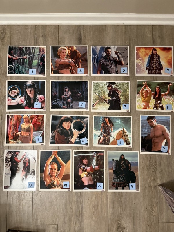 Xena Warrior Princess Lot of 16 Official 8"x10" Glossy Photos
