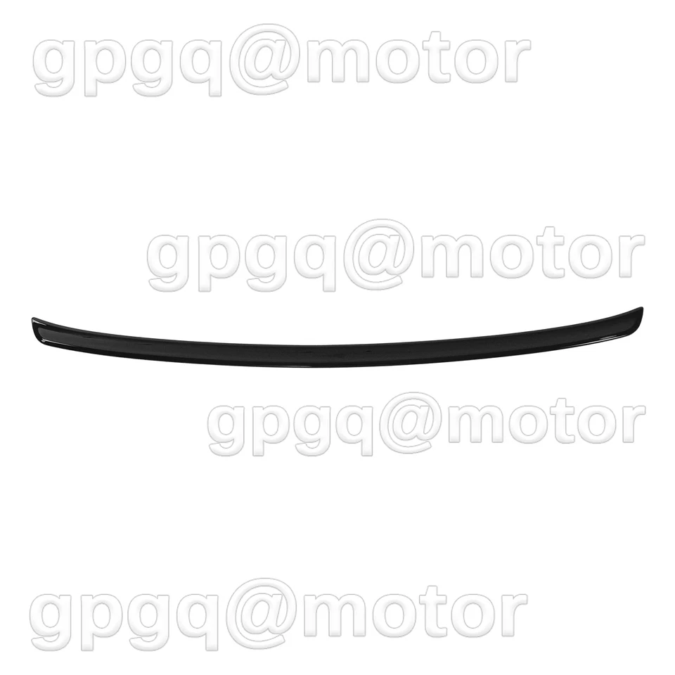 For VW Golf GTI R MK7 MK7.5 4DR 12-20 TCR Style Gloss BLK Rear Spoiler Extension - Image 2 of 4