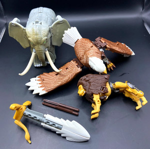 TRANSFORMERS BEAST WARS Magnaboss Silverbolt Ironhide Prowl Combiner Gestalt EUR 56,59 - FR