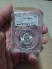 1953-S Washington Quarter PCGS MS65 Blue Insert With Series And Coin Numbers