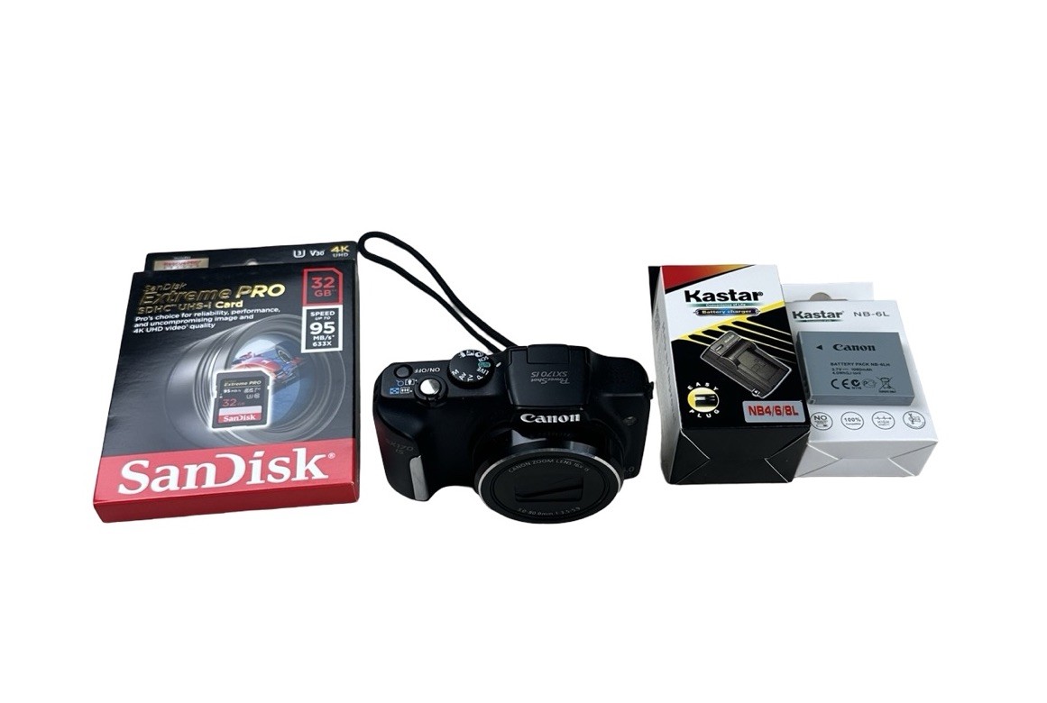 Canon Powershot SX170IS Compact Digital Camera With Battery
