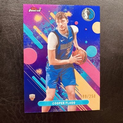 2025-26 Cooper Flagg Topps Finest Common #1 Purple Refractor /250