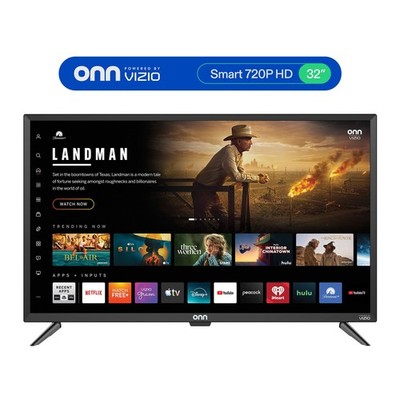 Onn 32'' Class 720P HD Smart TV Powered by VIZIO, 60Hz Refresh Rate, DTS:X Audio,