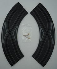 AURORA TJET 9" 1/4 CORNER CROSSOVER CURVE TRACKS 2 PC W/HRDWR VN CLEAN 2