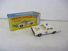 Matchbox Lesney Superfast SF55 Mercury Police Sedan- blue dome, F BOX TYPE
