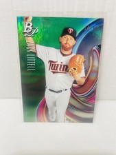 2018 Bowman Platinum - Top Prospects Zack Littell #TOP-28 Green /99 (RC)