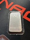 Vintage 1 Troy Oz .999 Fine Silver Bar National Refiners Ounce Rare (A)