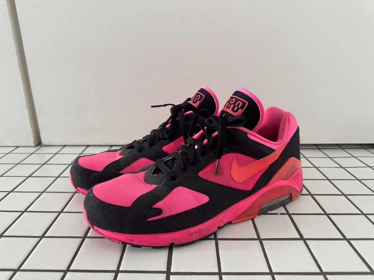 NIKE 厚底スニーカー COMME des GARCONS×NIKE 24 Nike Comme des Garçons x Air Max 180 Black Pink for Sale