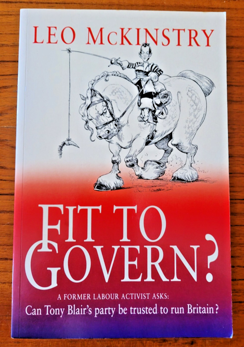 Fit to Govern by Leo McKinstry 1996 Paperback