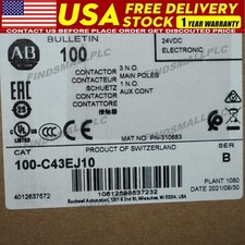 100-C43EJ10 Allen-Bradley Contactor, 24v DC Coil